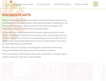 Tablet Screenshot of khlorosplants.com